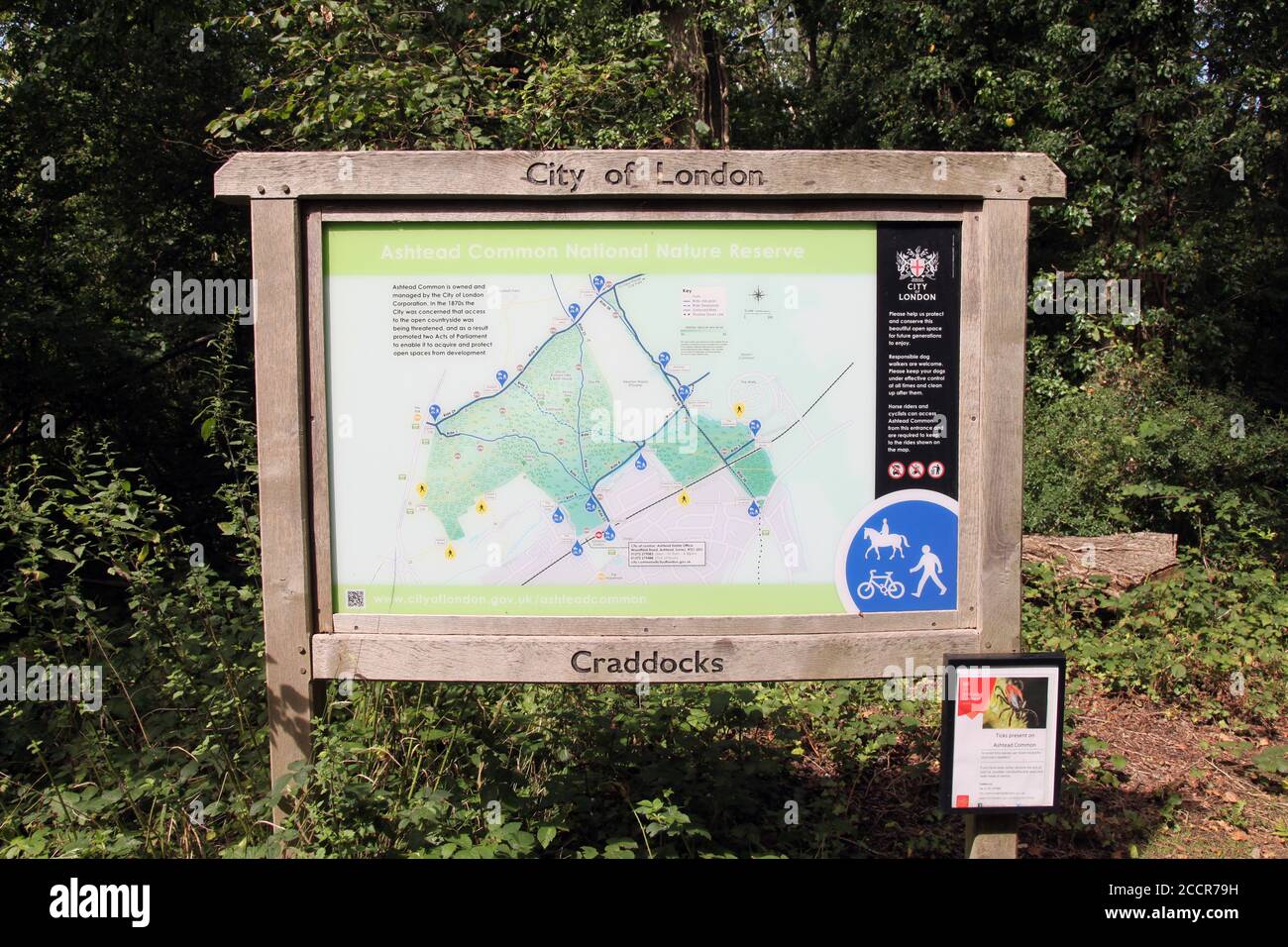 Map of ashtead common hires stock photography and images Alamy