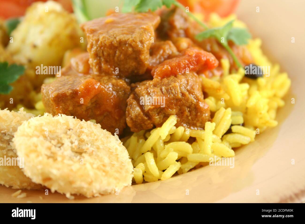 Indian Beef Curry Stock Photo Alamy