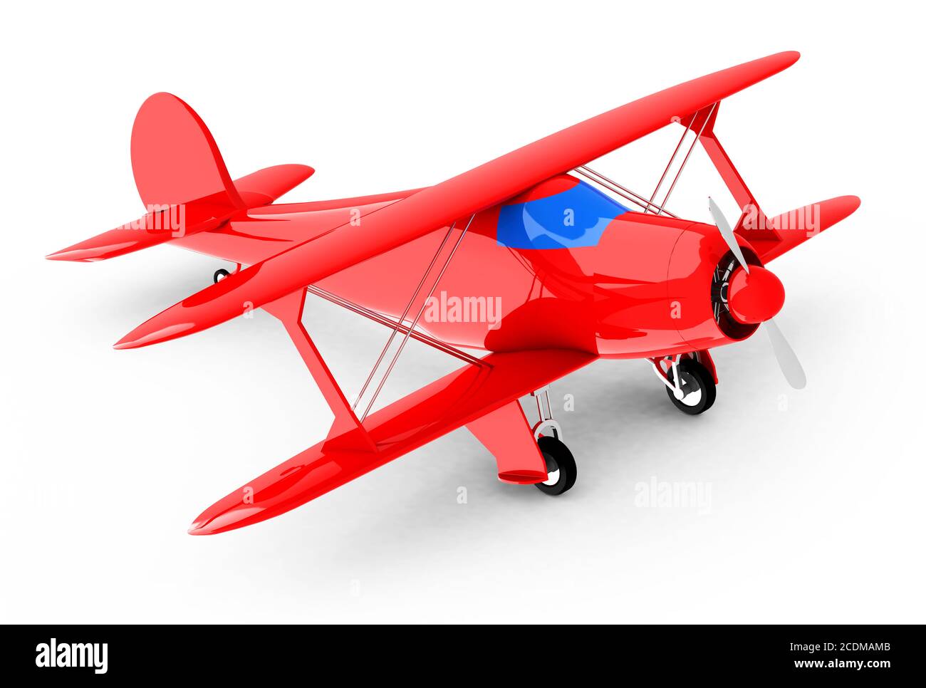 the red airplane Stock Photo Alamy