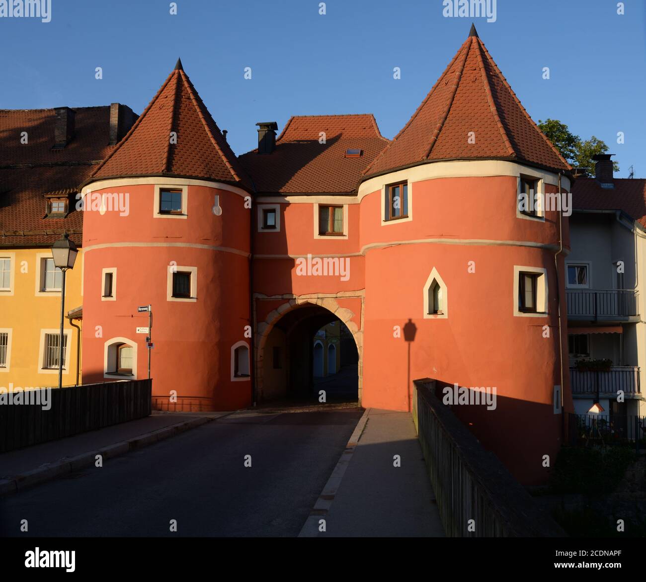 Beer tower in Cham Stock Photo Alamy
