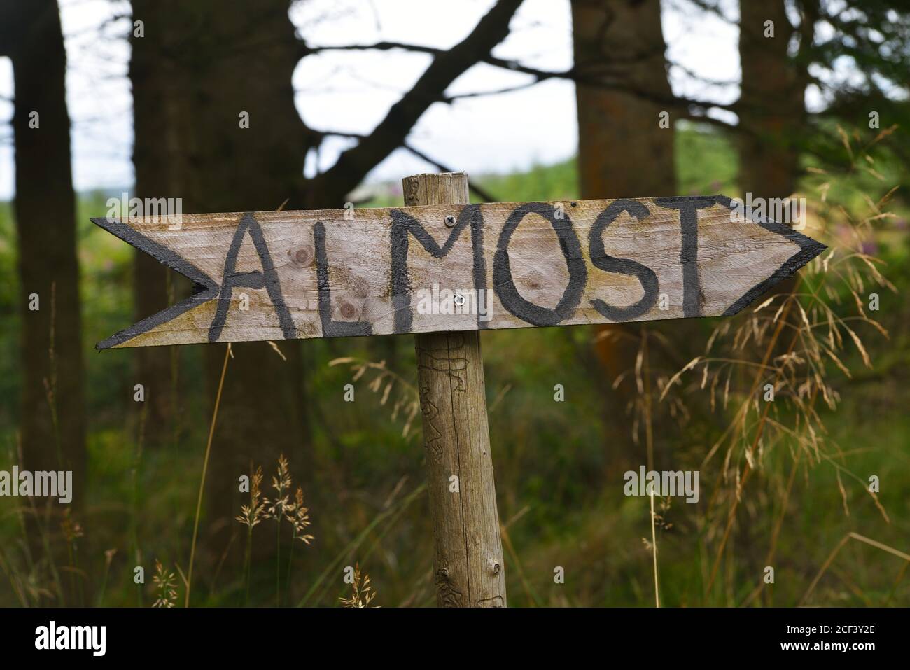 Almost sign hi-res stock photography and images - Alamy