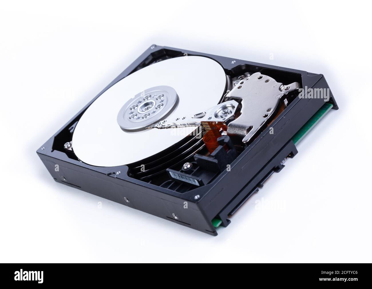 computer hard drive internal view Stock Photo Alamy
