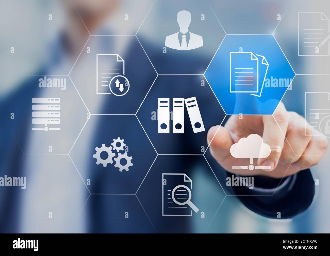 Document Management System (DMS) used to store, search and manage