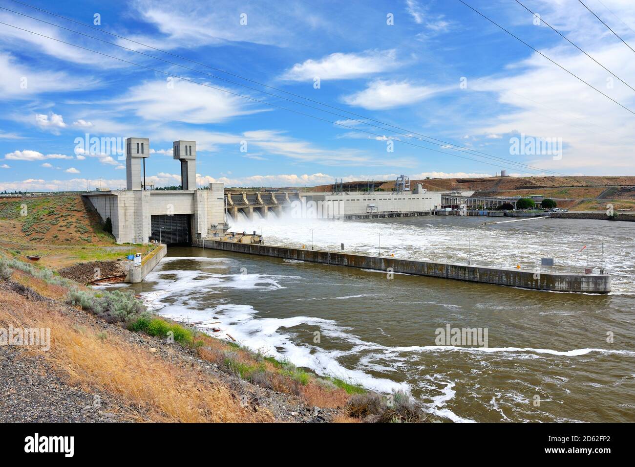 John Day Dam Stock Photo Alamy