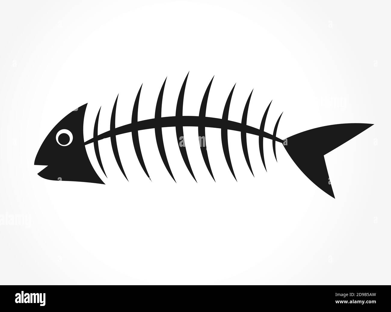 Fish bone. Vector illustration Stock Vector Image & Art Alamy