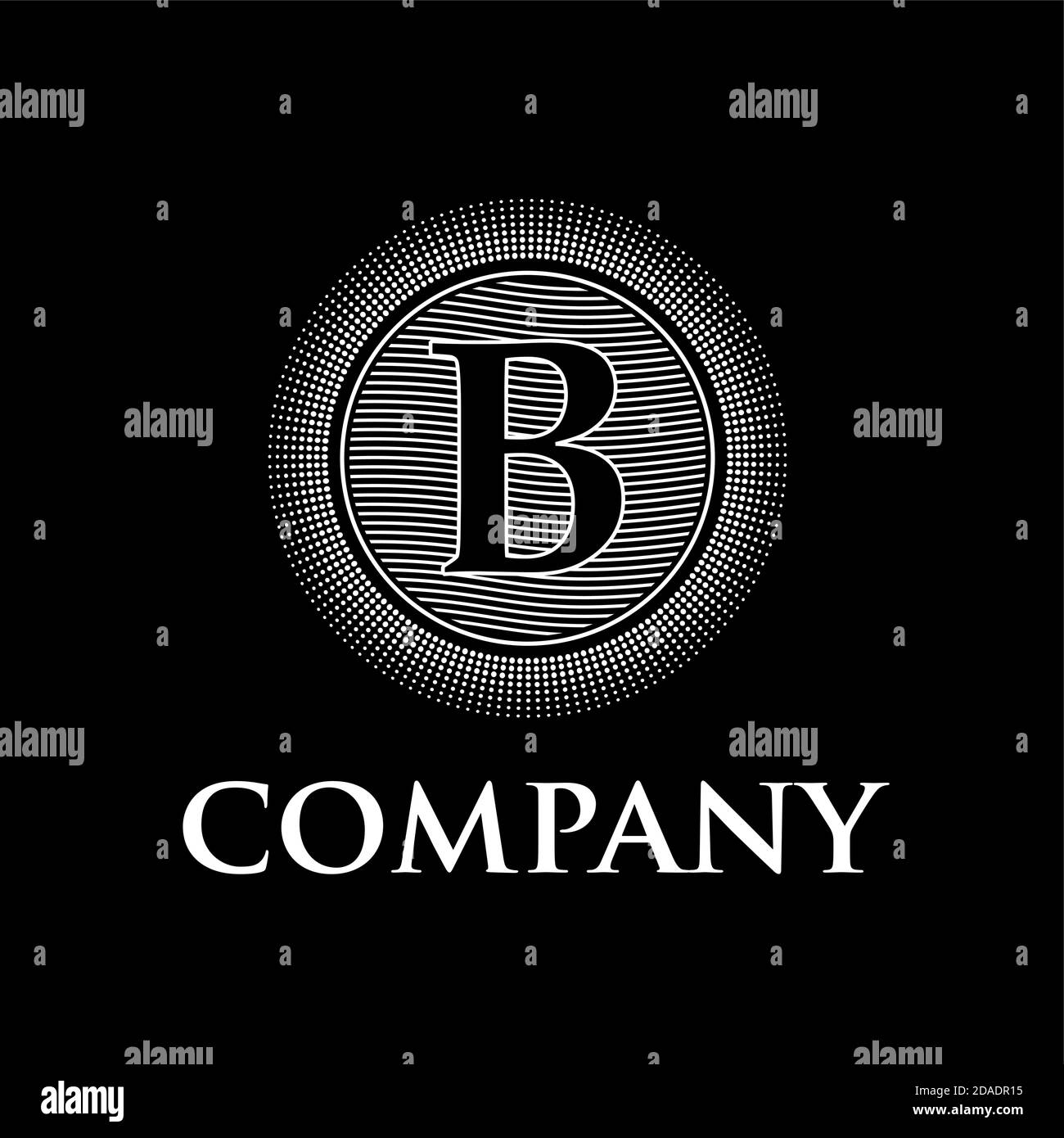 vector initial letter B, black background Stock Vector Image & Art Alamy