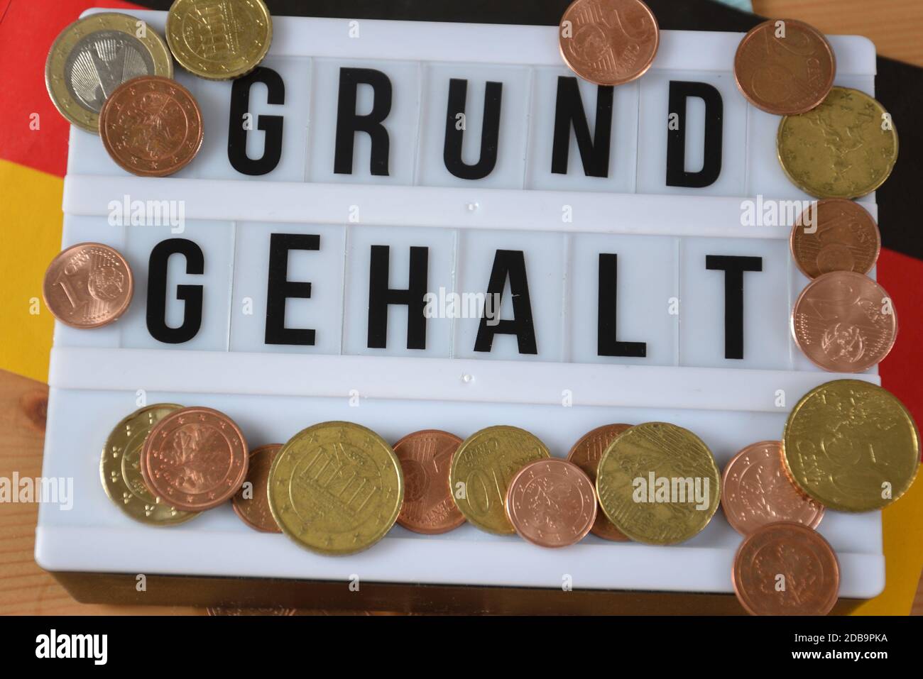 Gehalt ( german word for basic salary Stock Photo Alamy