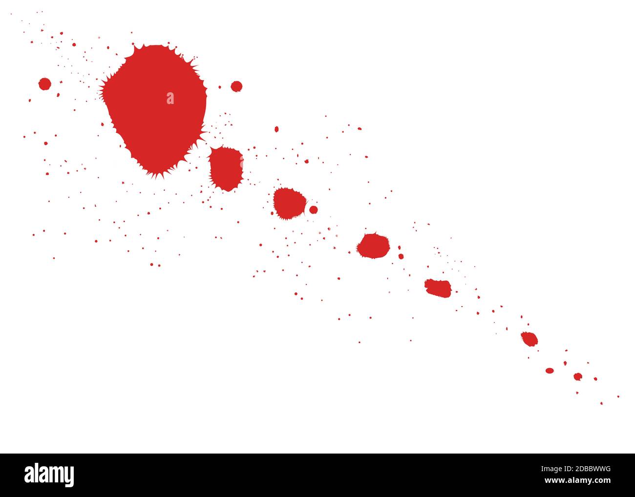 A blood or paint splatter Stock Photo Alamy