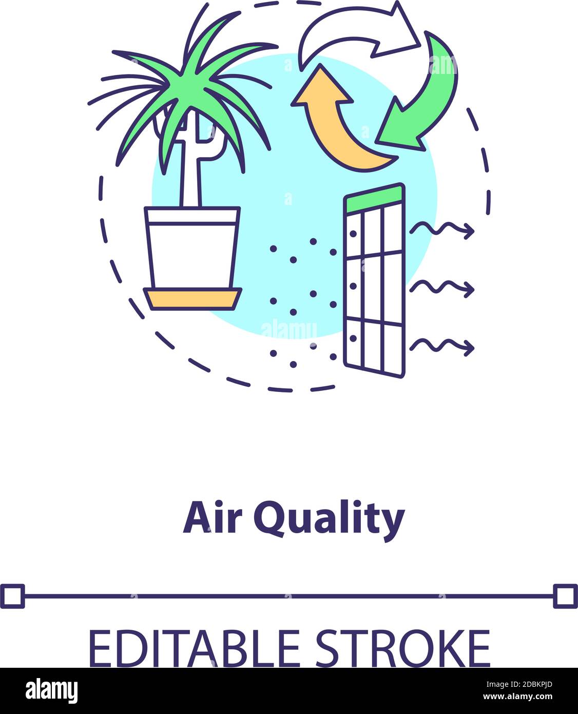 Air quality concept icon Stock Vector Image & Art Alamy
