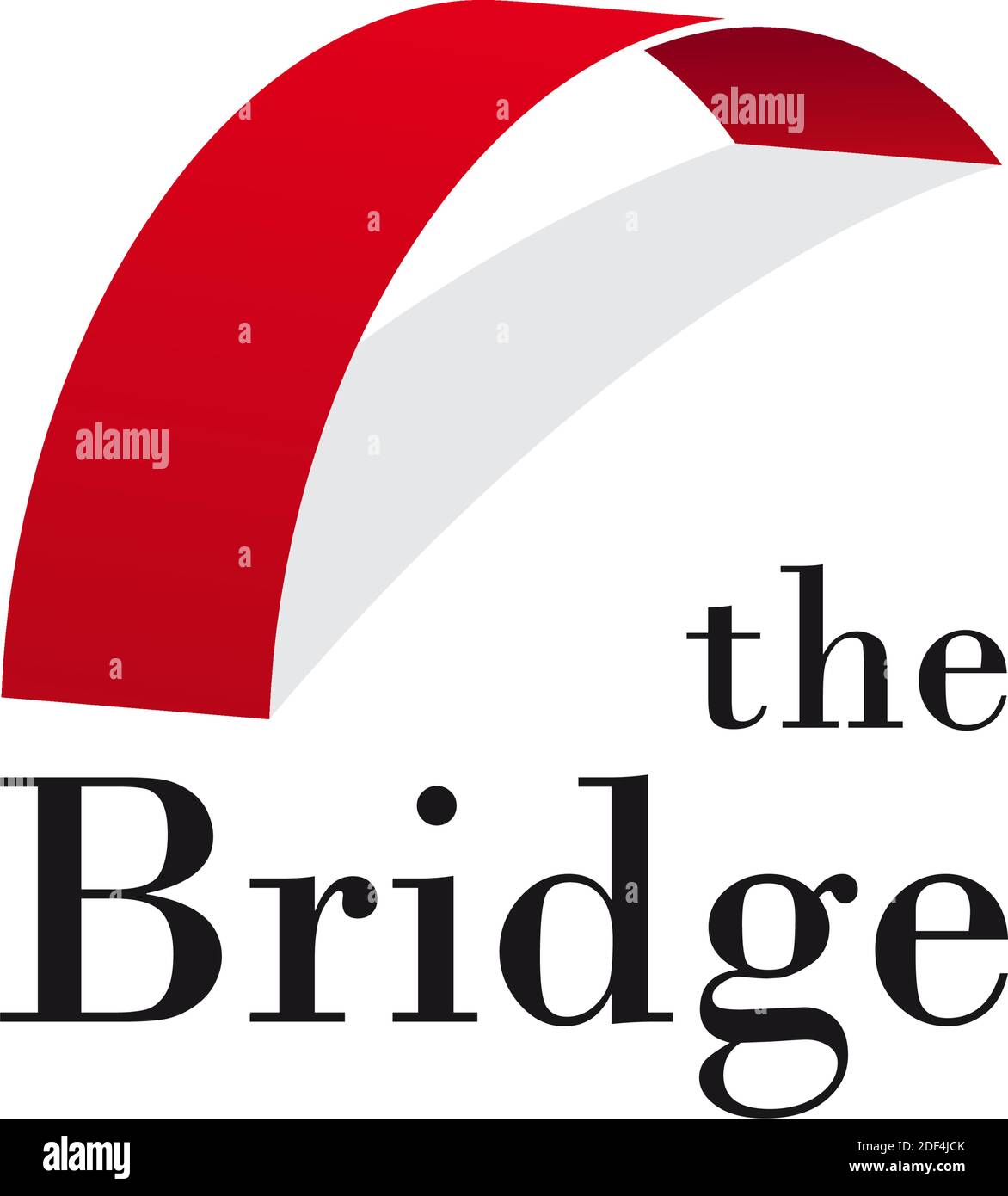 Vector abstract bridge, connection concept Stock Vector Image & Art Alamy