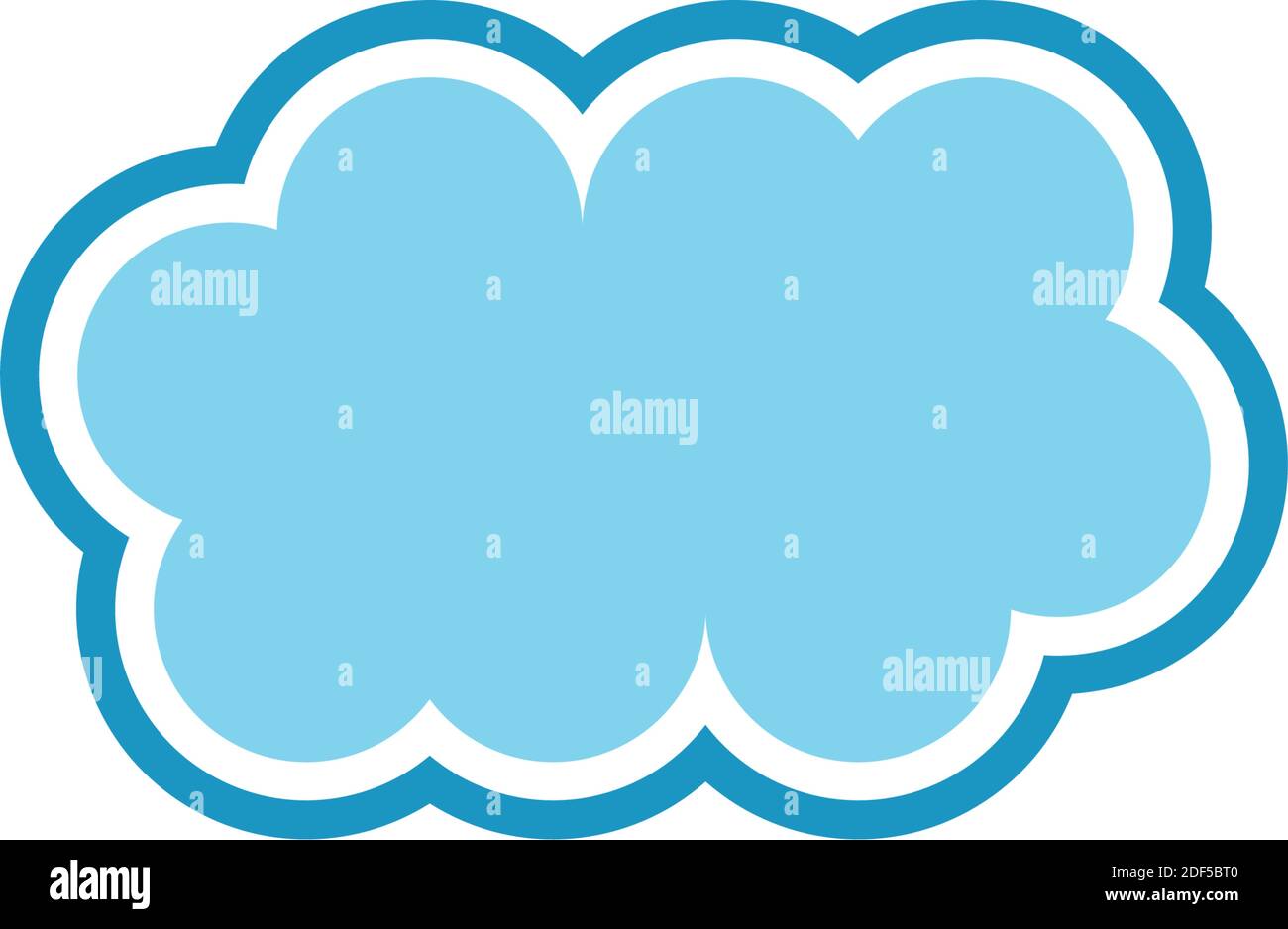cloud frame sign element icon vector Stock Vector Image & Art Alamy