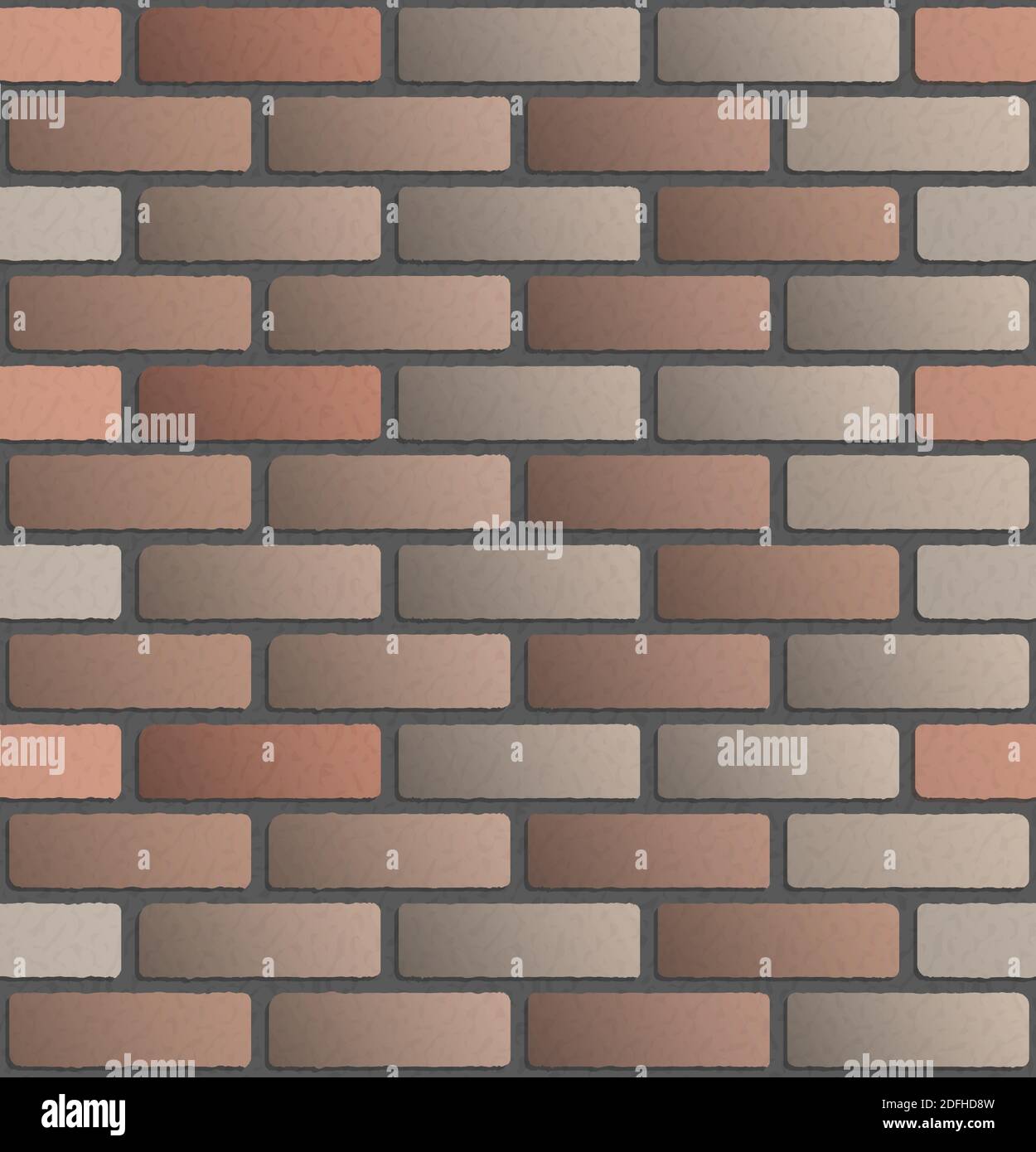 Brick wall seamless pattern. Brickwork. Construction background. Vector