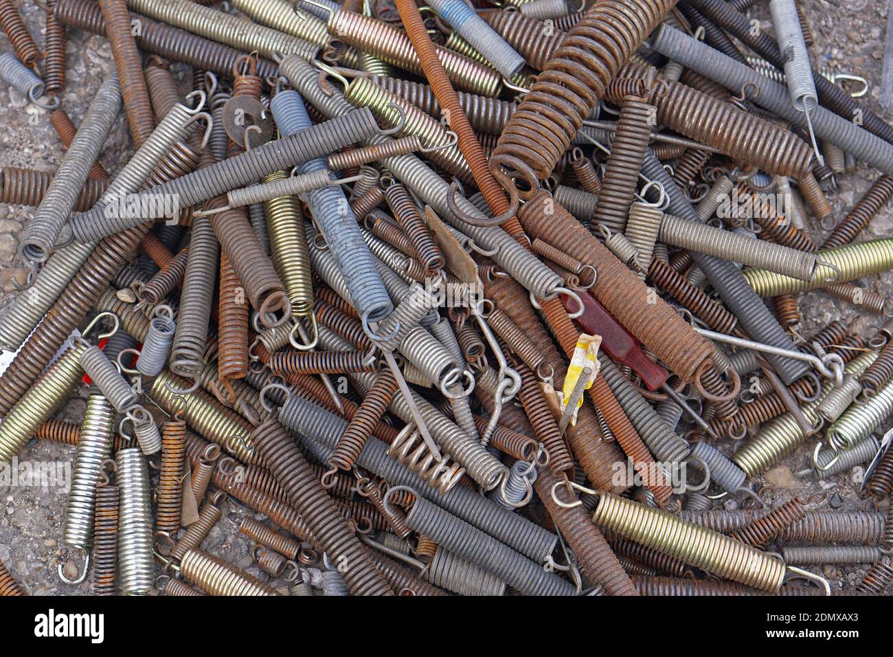 Spring coils various size shape and dimensions Stock Photo Alamy