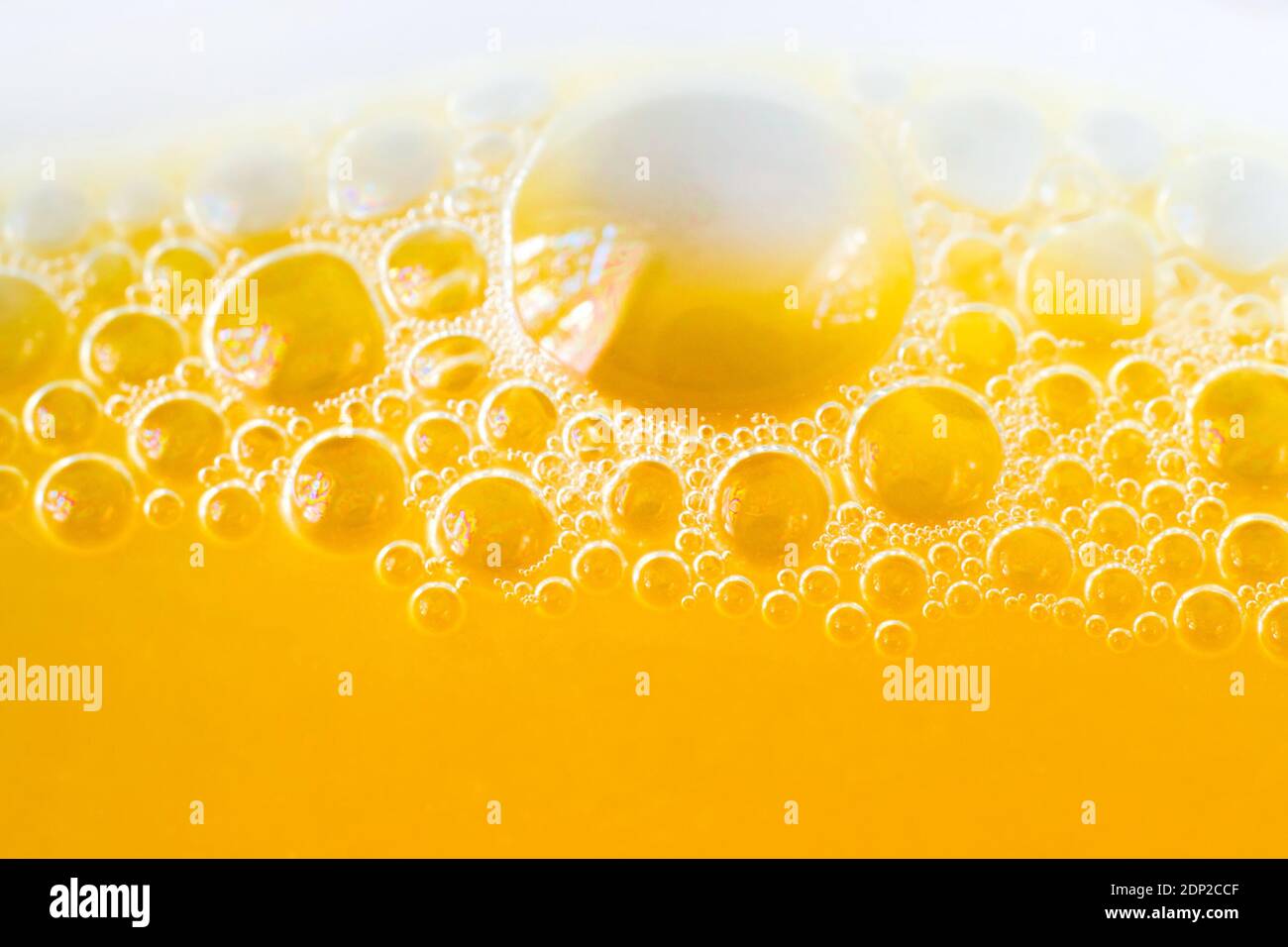 orange juice background with bubbles Stock Photo Alamy