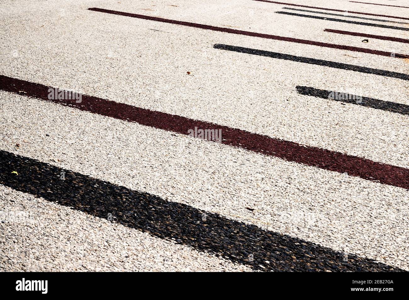 Painted road Stock Photo Alamy