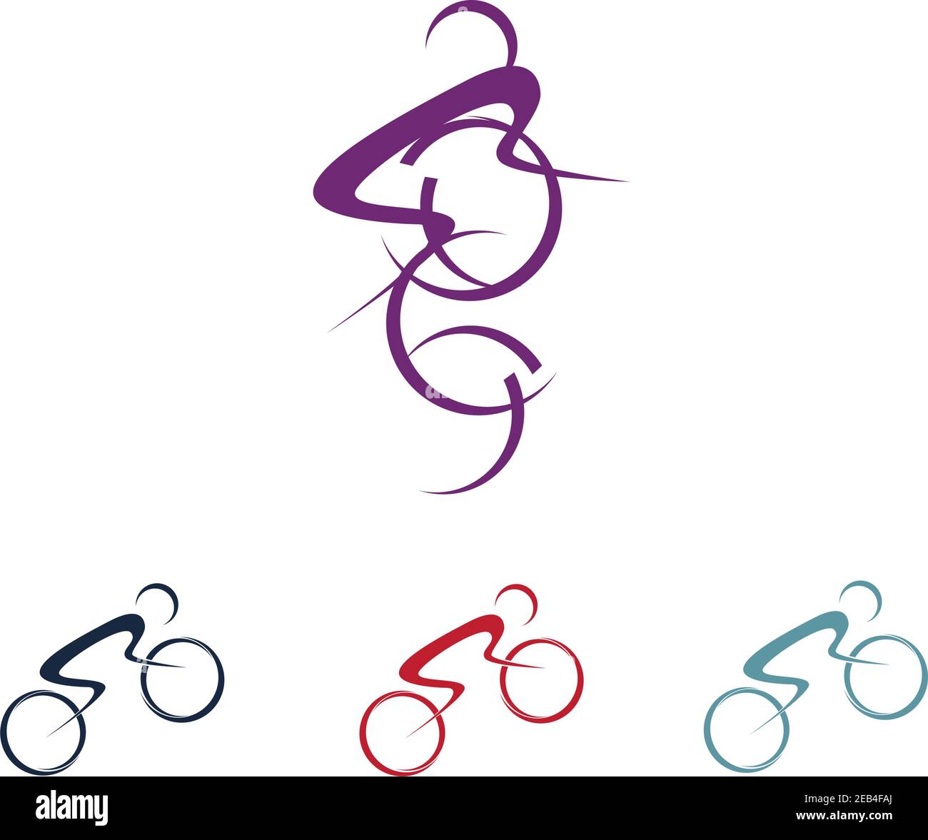 Bicycle logo vector template Stock Vector Image & Art Alamy