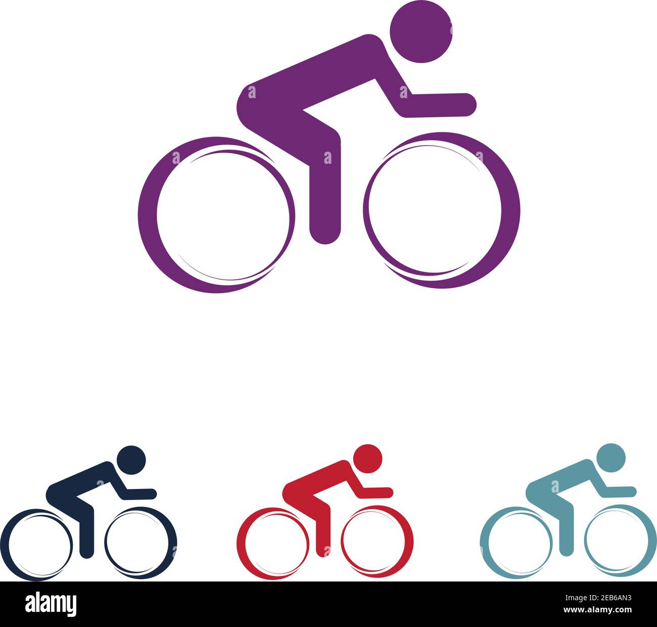 Bicycle logo vector template Stock Vector Image & Art Alamy