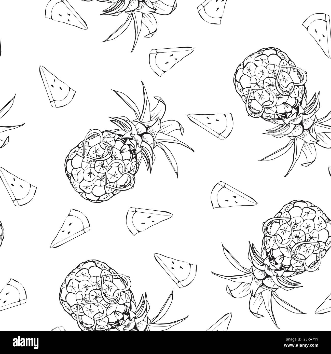 Cute pineapple Stock Vector Images Alamy