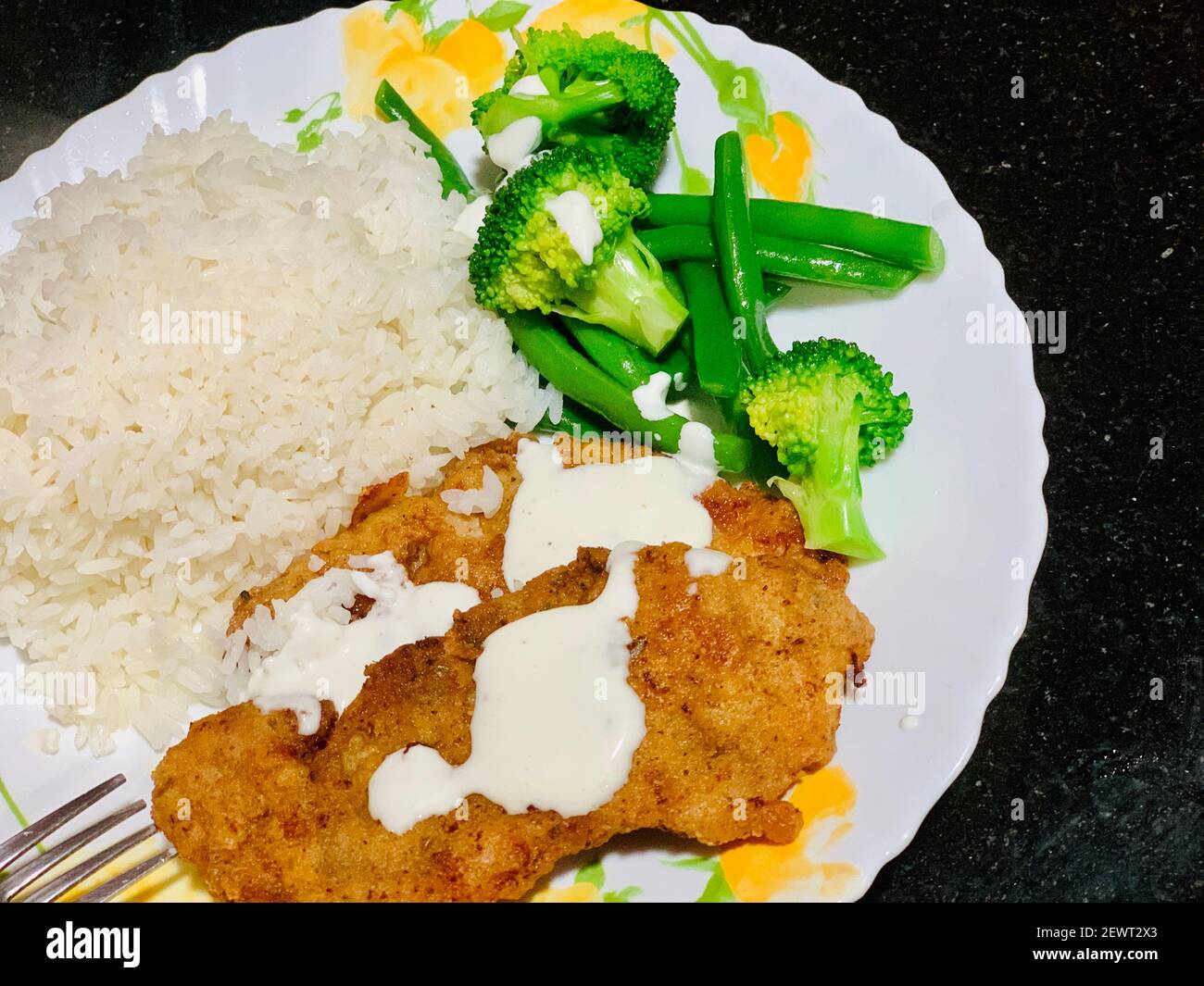 Deep Fried breaded chicken Stock Photo Alamy