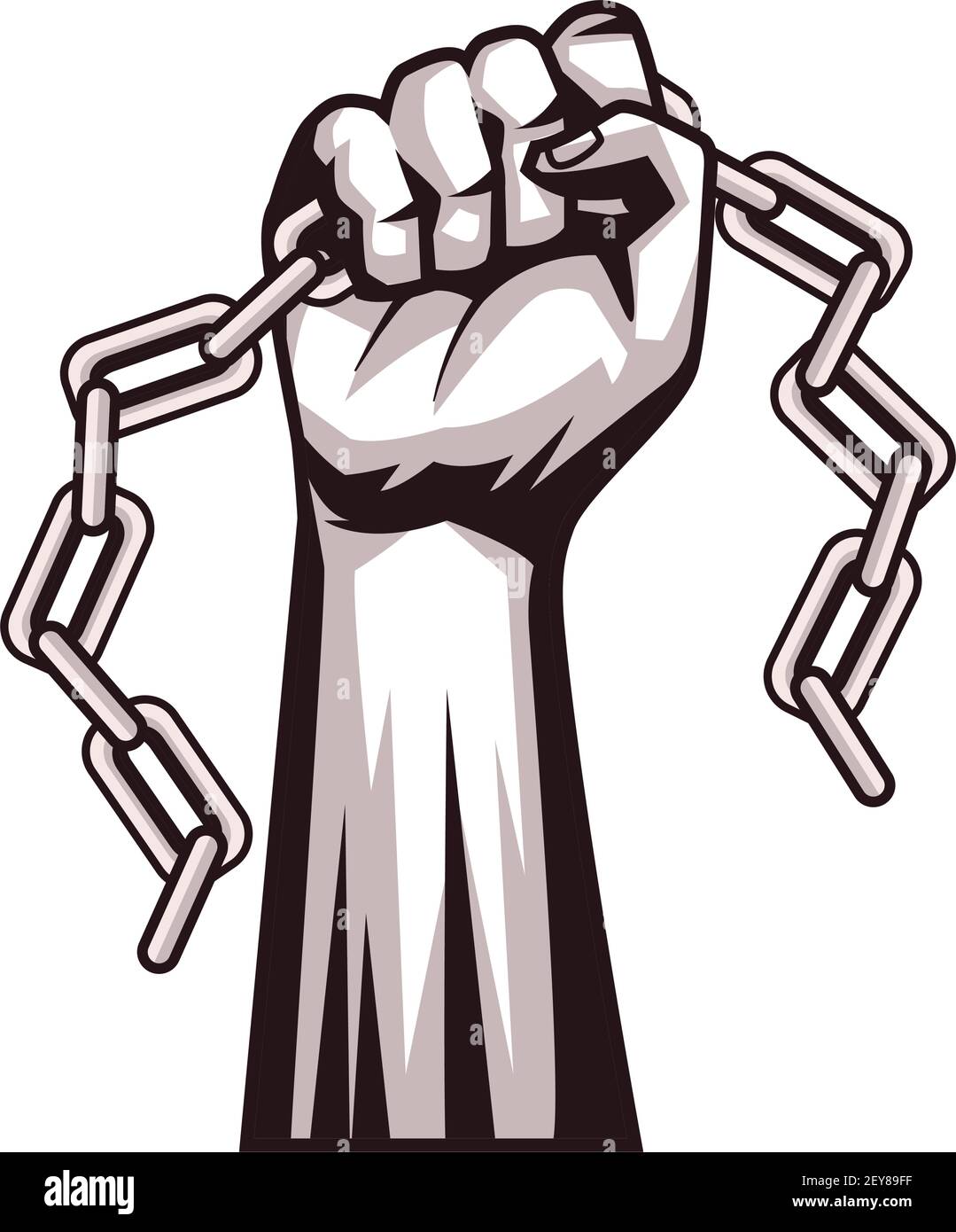 Human chain broken Cut Out Stock Images & Pictures Alamy