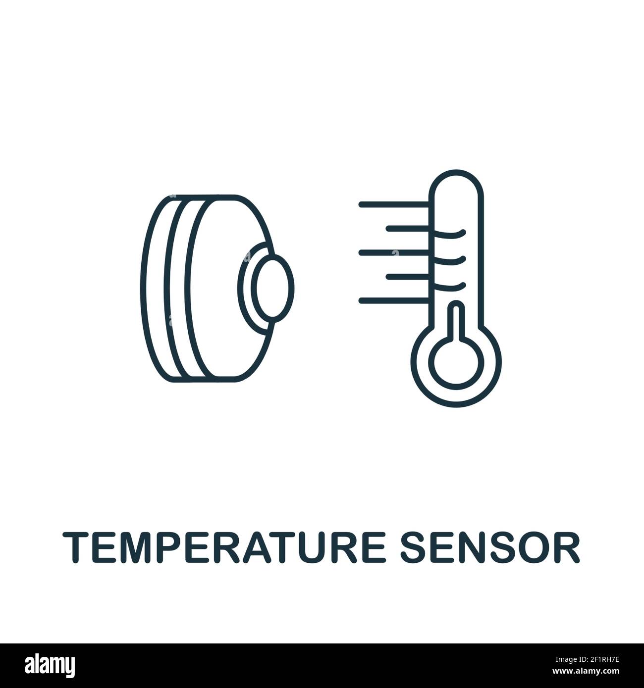 Temperature Sensor icon. Simple element from sensors icons collection. Creative Temperature
