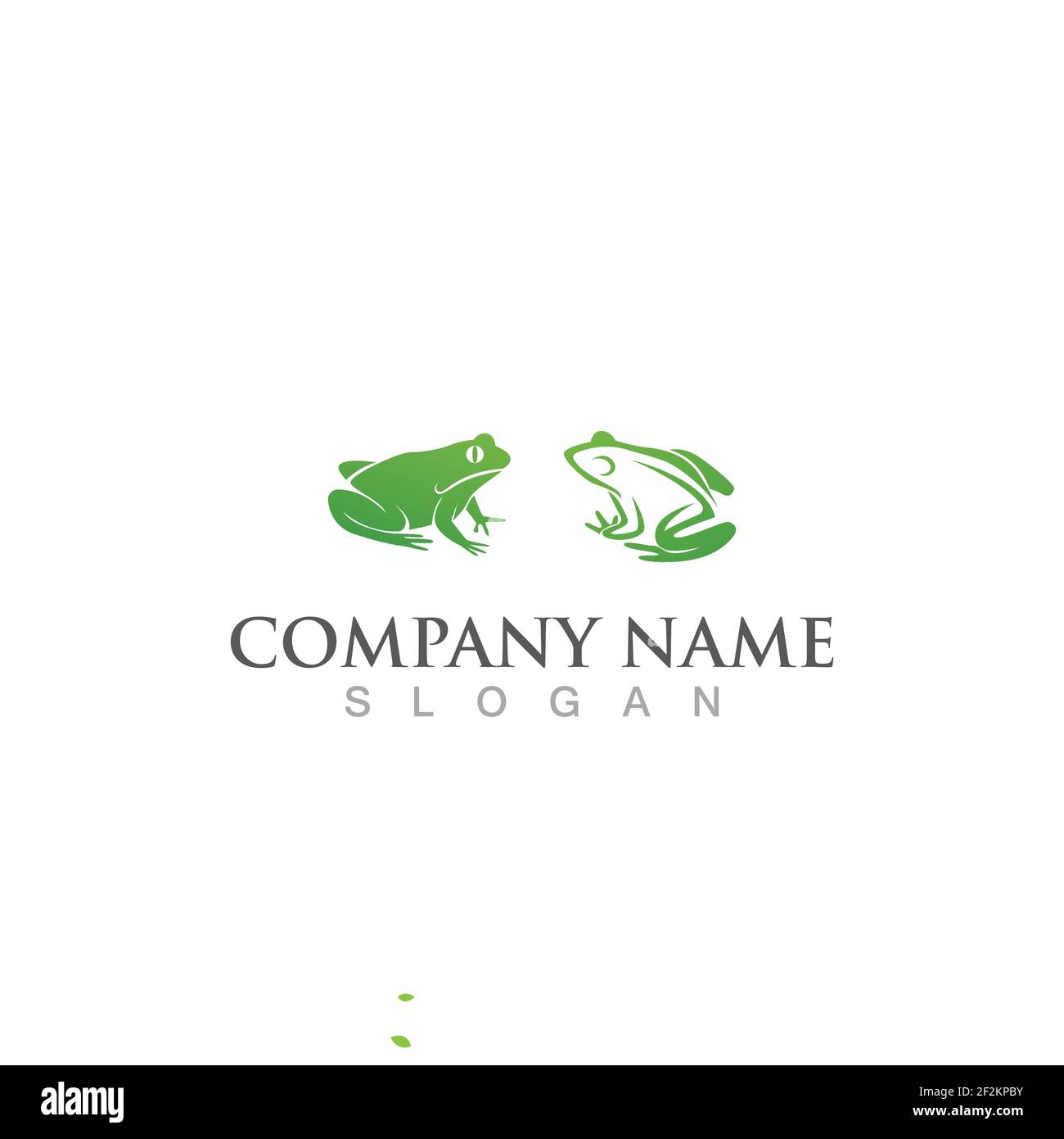Frog logo and symbol vector image Stock Vector Image & Art Alamy