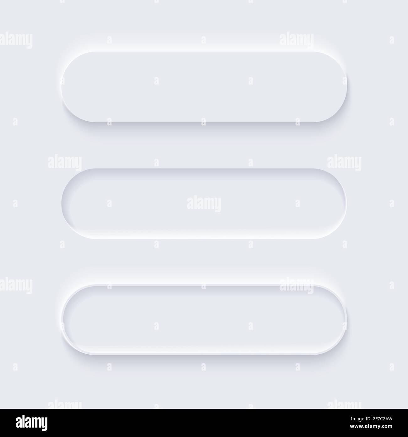 Button shadow round square app minimal modern vector ui layout