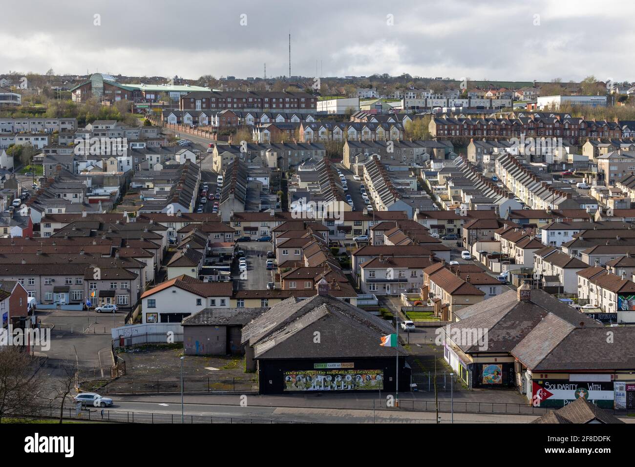 Derry City Bogside Stock Photo Alamy