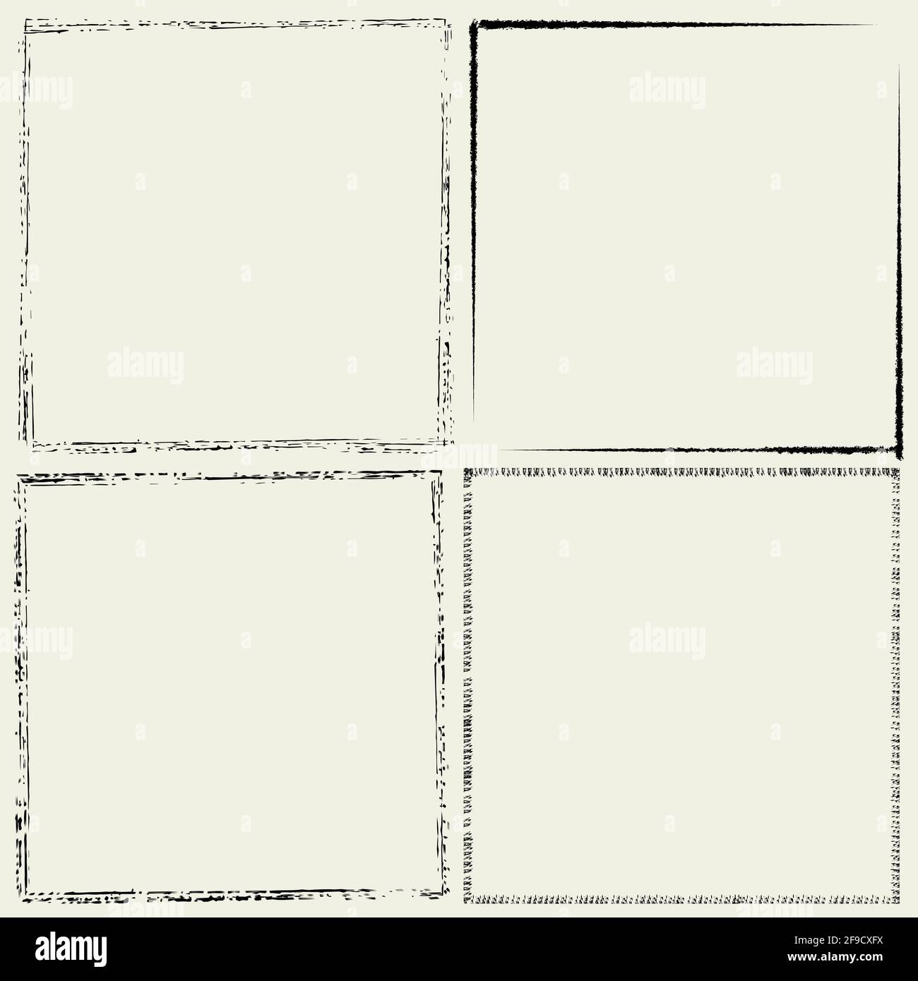 Four Square Frame Stock Vector Image & Art Alamy