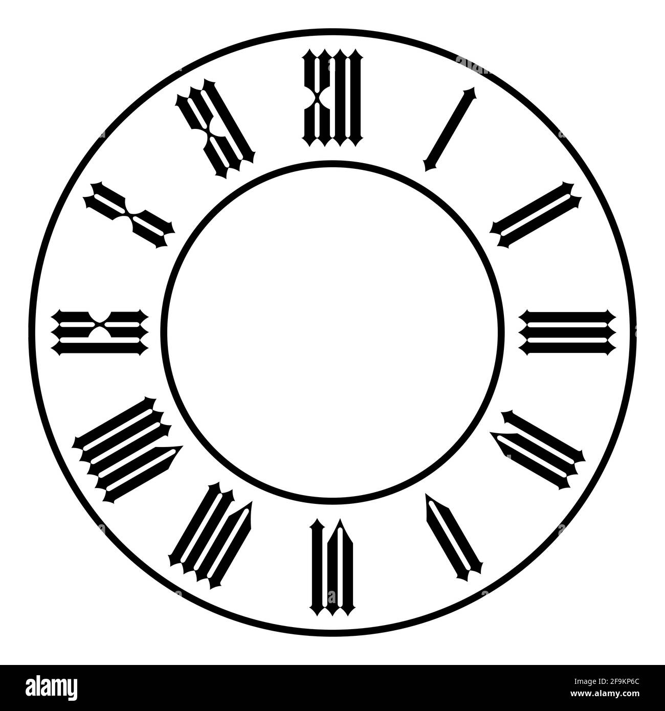 Vector vintage clock Stock Vector Image & Art Alamy