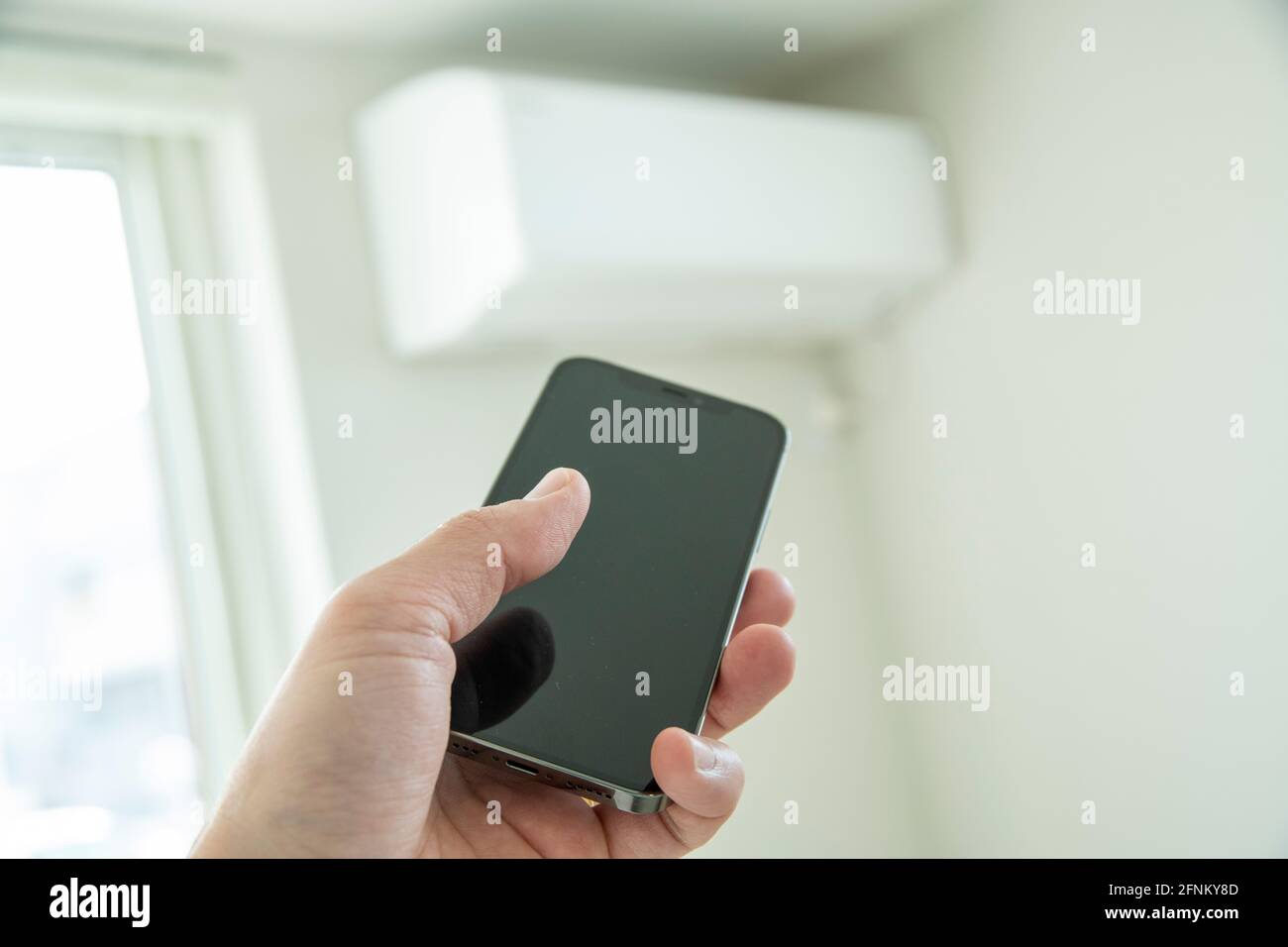 Smart Home Appliances Controller Stock Photo Alamy
