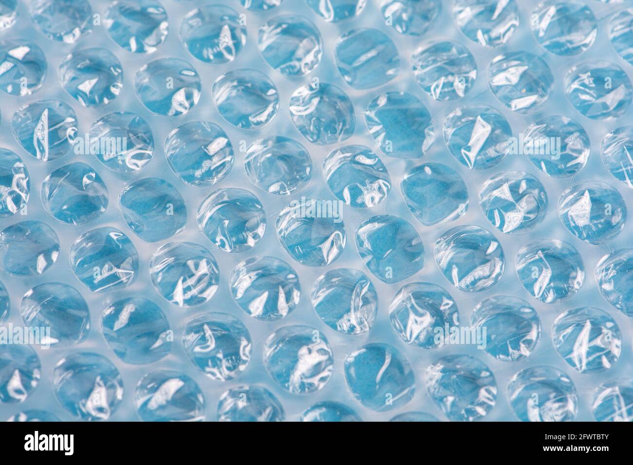 Blue bubble wrap texture background Stock Photo Alamy
