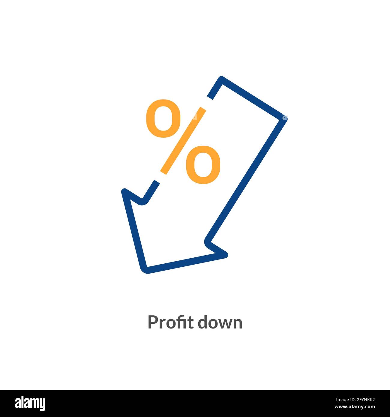 Gdp down Stock Vector Images Alamy