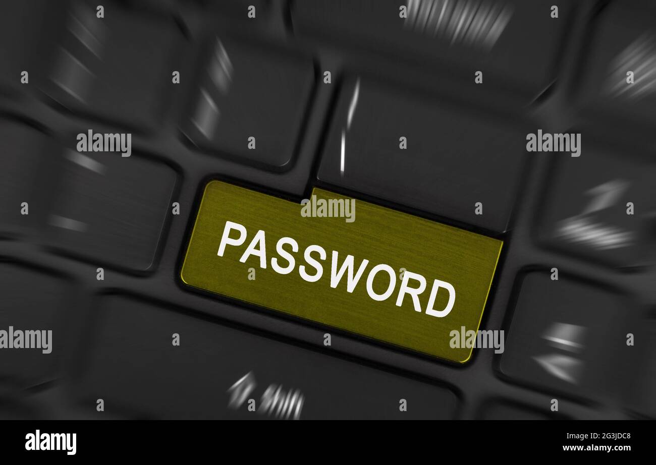 Text password button Stock Photo Alamy