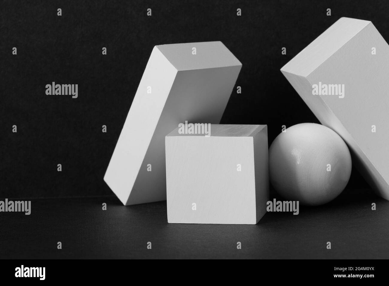 Black and white 3d shapes hires stock photography and images Alamy