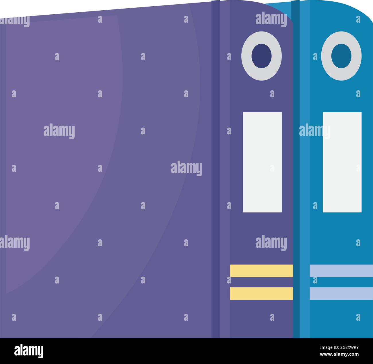 Two ring binder Stock Vector Images Alamy