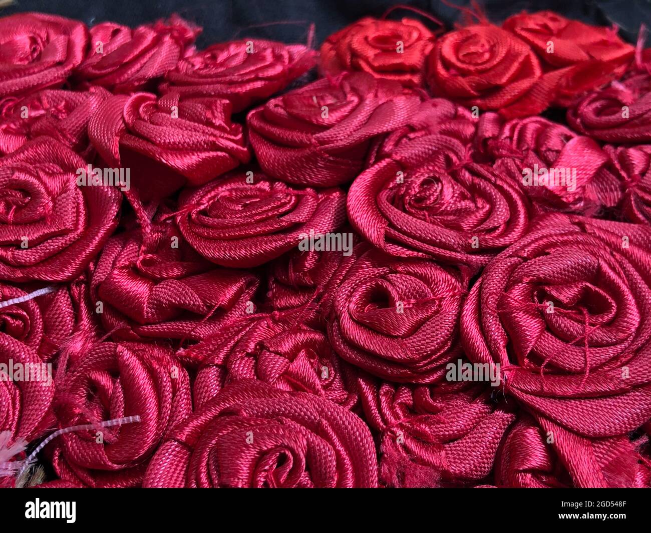 Ribbon rose design Stock Photo Alamy