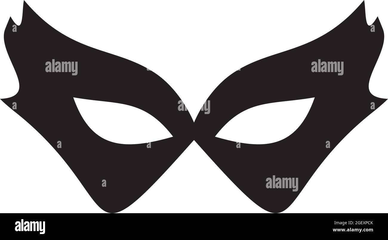 Masquerade mask logo design vector template Stock Vector Image & Art