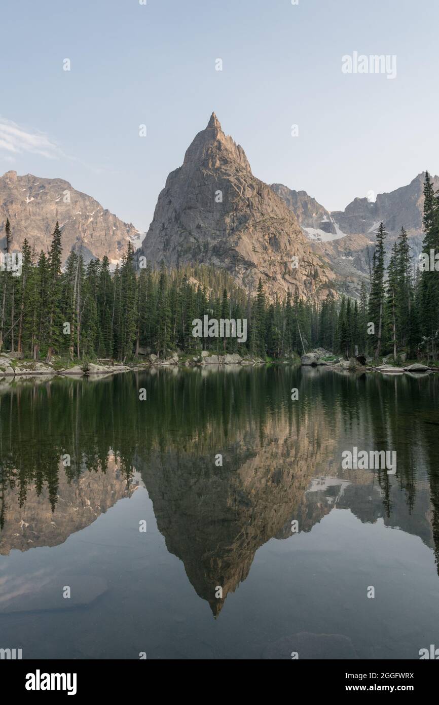 Lone Eagle Peak, Colorado Stock Photo Alamy