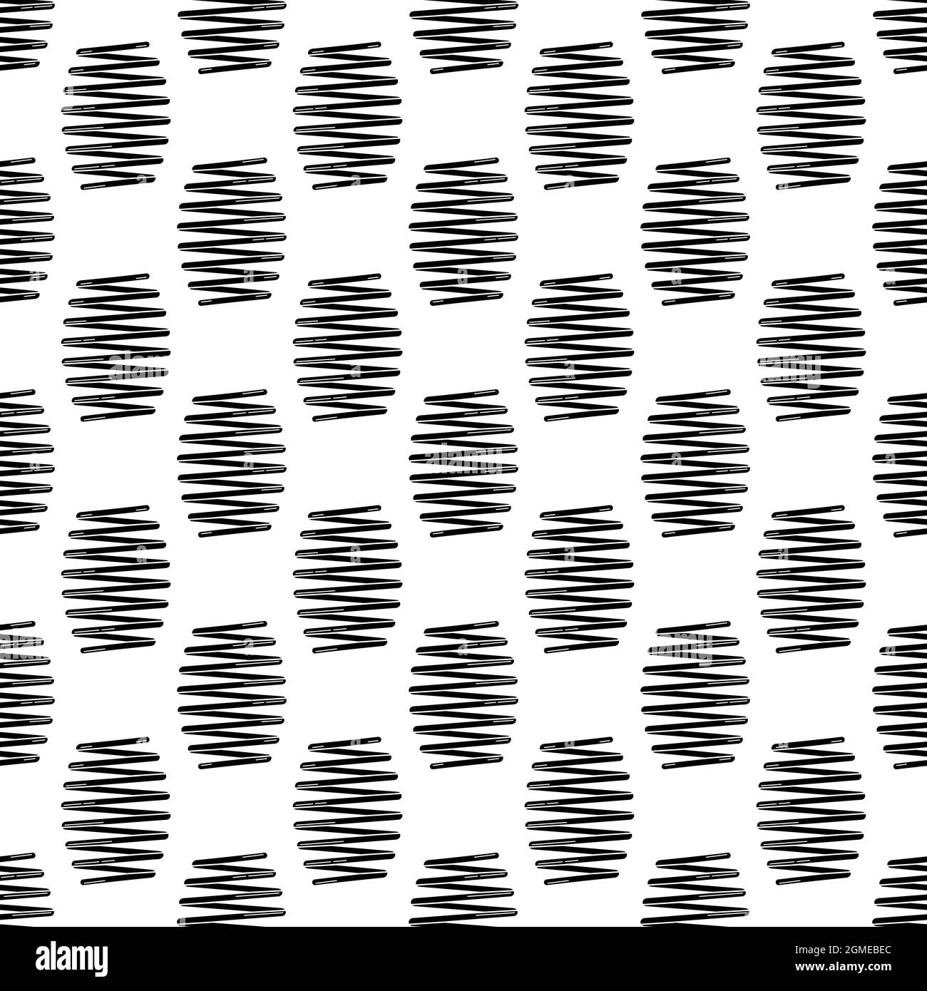 Car spring pattern seamless background texture repeat wallpaper