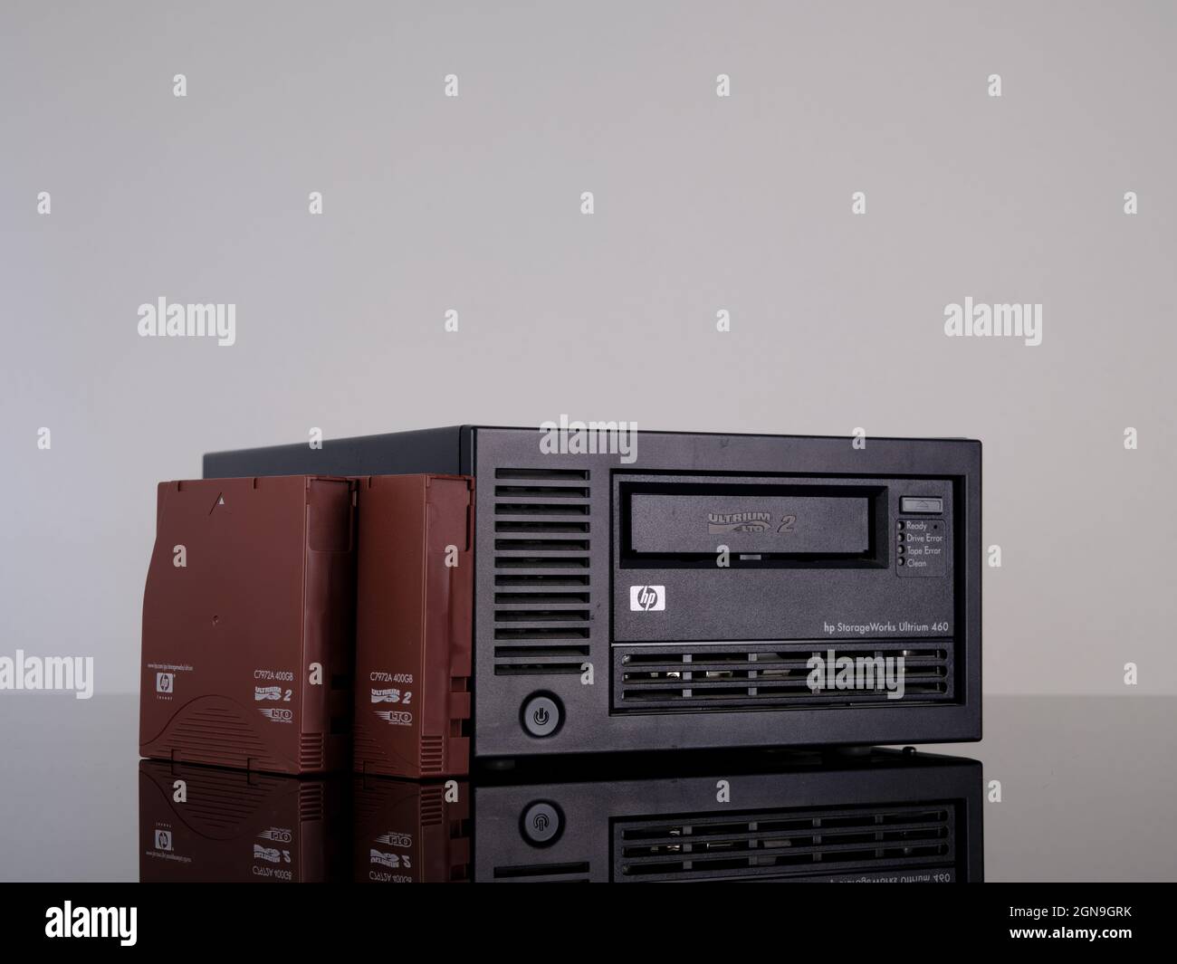 LTO (Linear Tape Open) data drive used to backup and archive files and