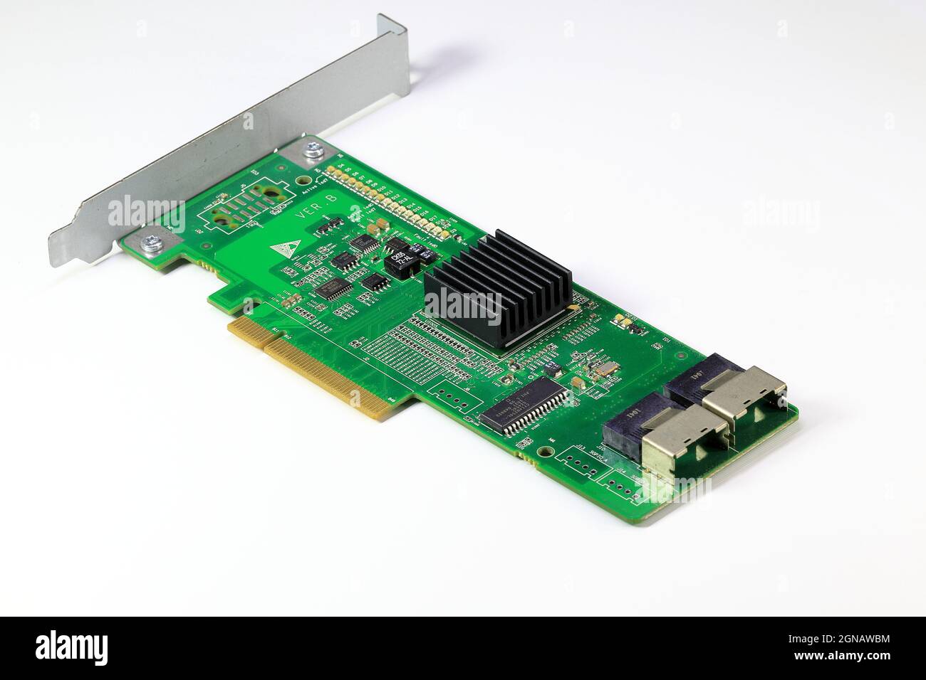 Disk array controller card( Raid ) with with double mini sas connector