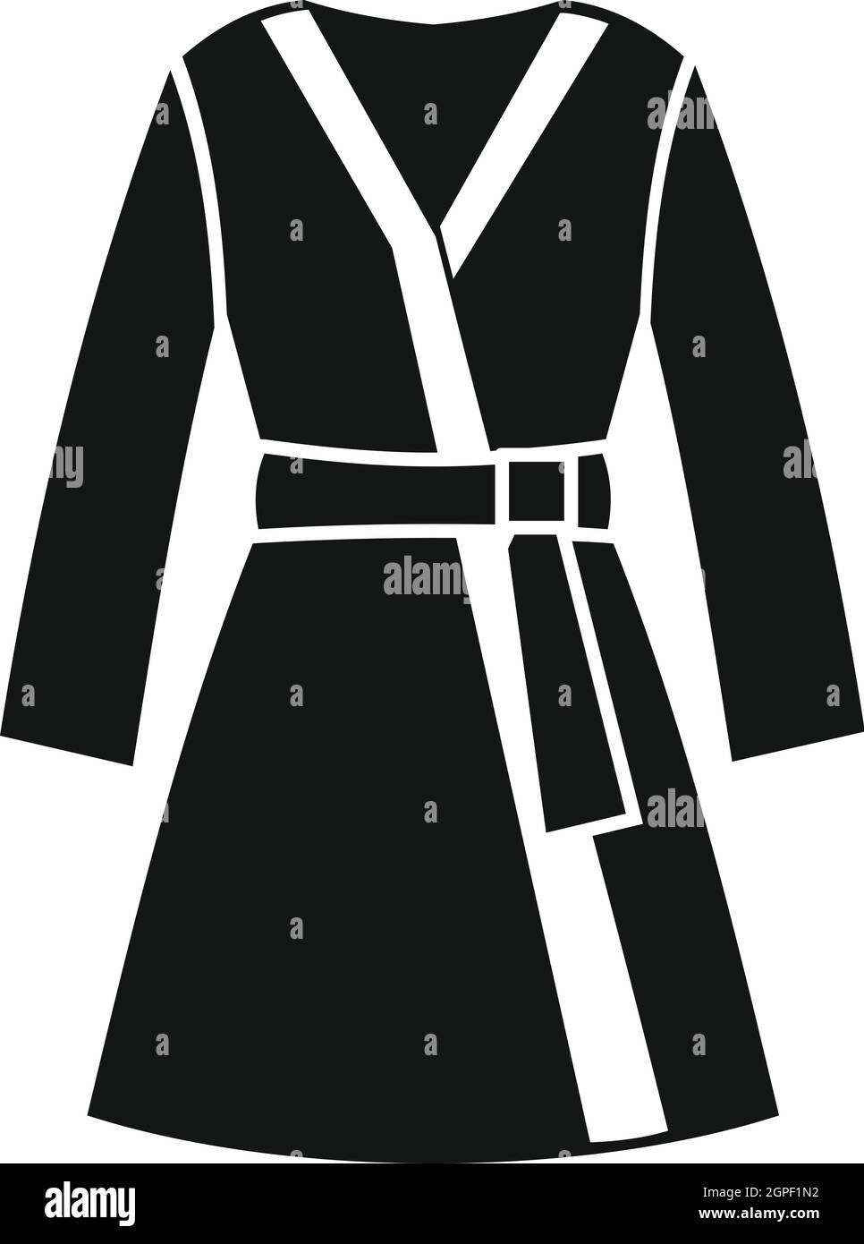 Bathrobe icon, simple style Stock Vector Image & Art Alamy