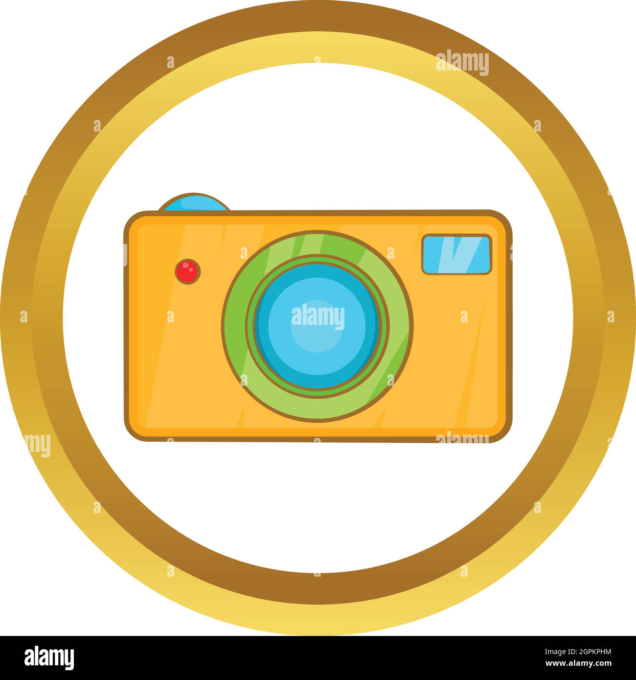 Yellow camera vector icon Stock Vector Image & Art Alamy