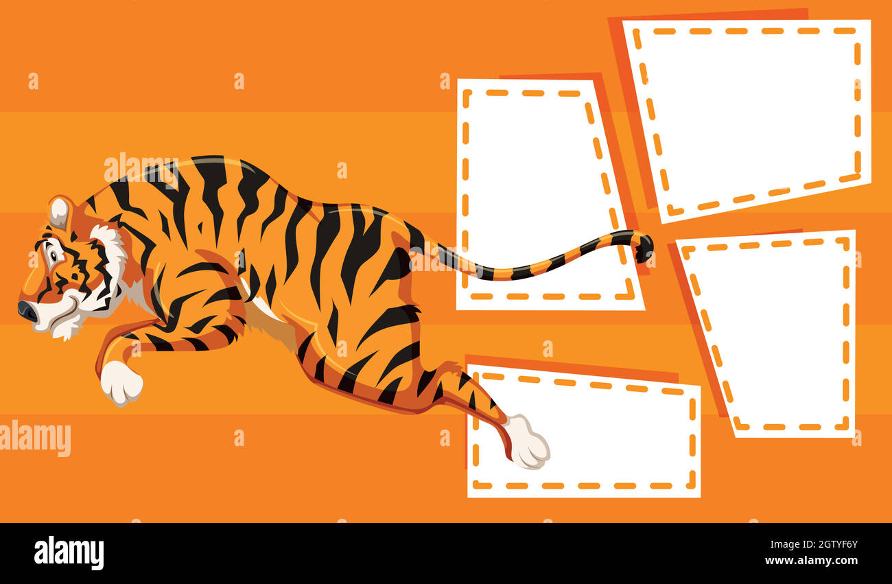Tiger picture frame hires stock photography and images Alamy