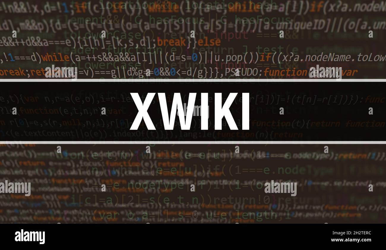 XWiki with Digital java code text. XWiki and Computer software coding