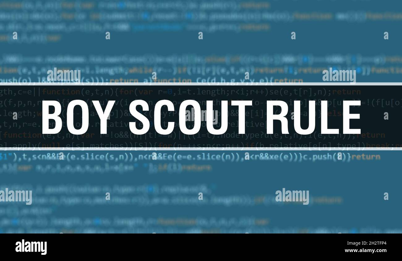 Boy scout rule image hires stock photography and images Alamy