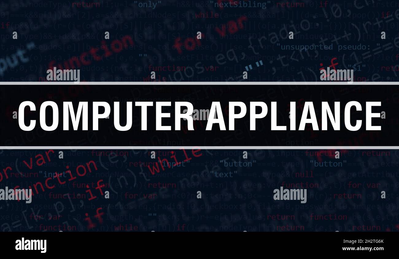 Computer appliance concept with Random Parts of Program