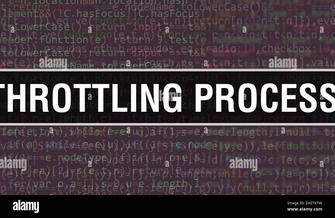 Throttling process concept with Random Parts of Program Code.Throttling