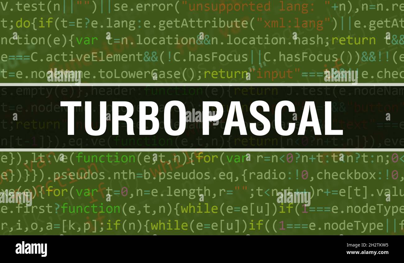 Turbo pascal image hires stock photography and images Alamy